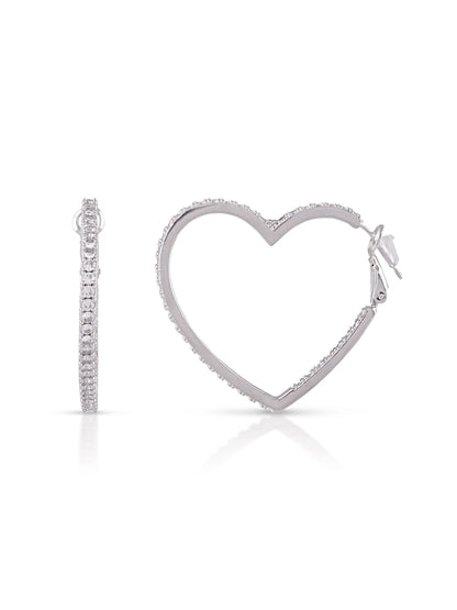 Radiant Heart Stud Hoops