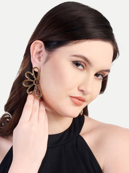 Bloom Gold Plated Earrings