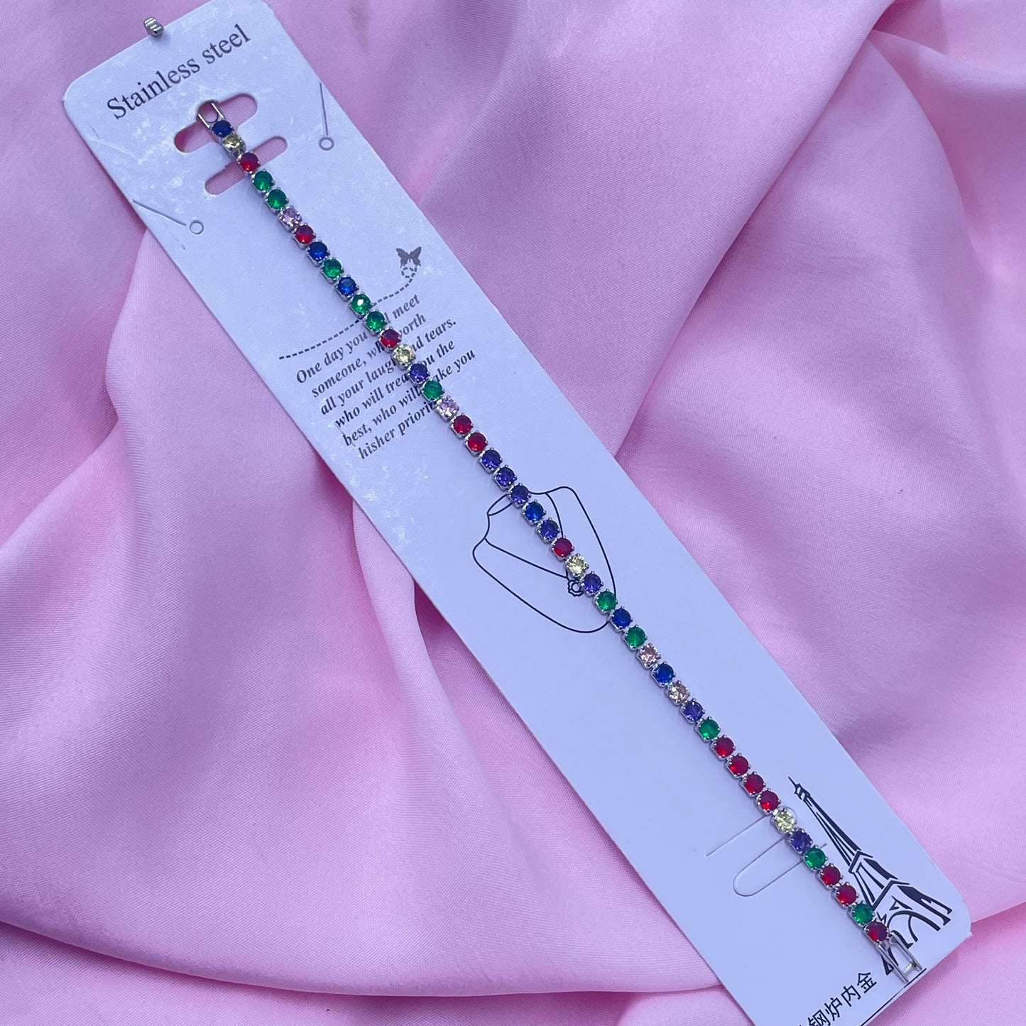 Multi Stone Tennis Bracelet
