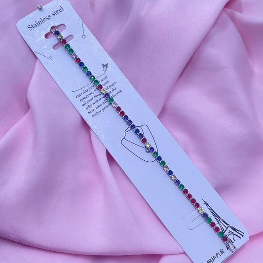 Multi Stone Tennis Bracelet