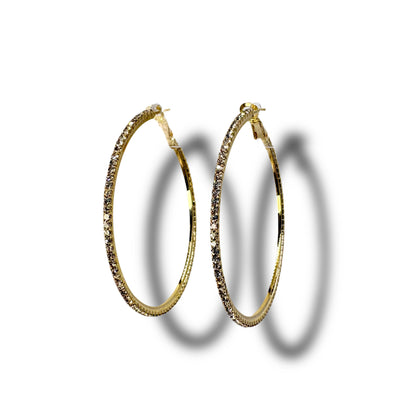 Luna Studded Hoops