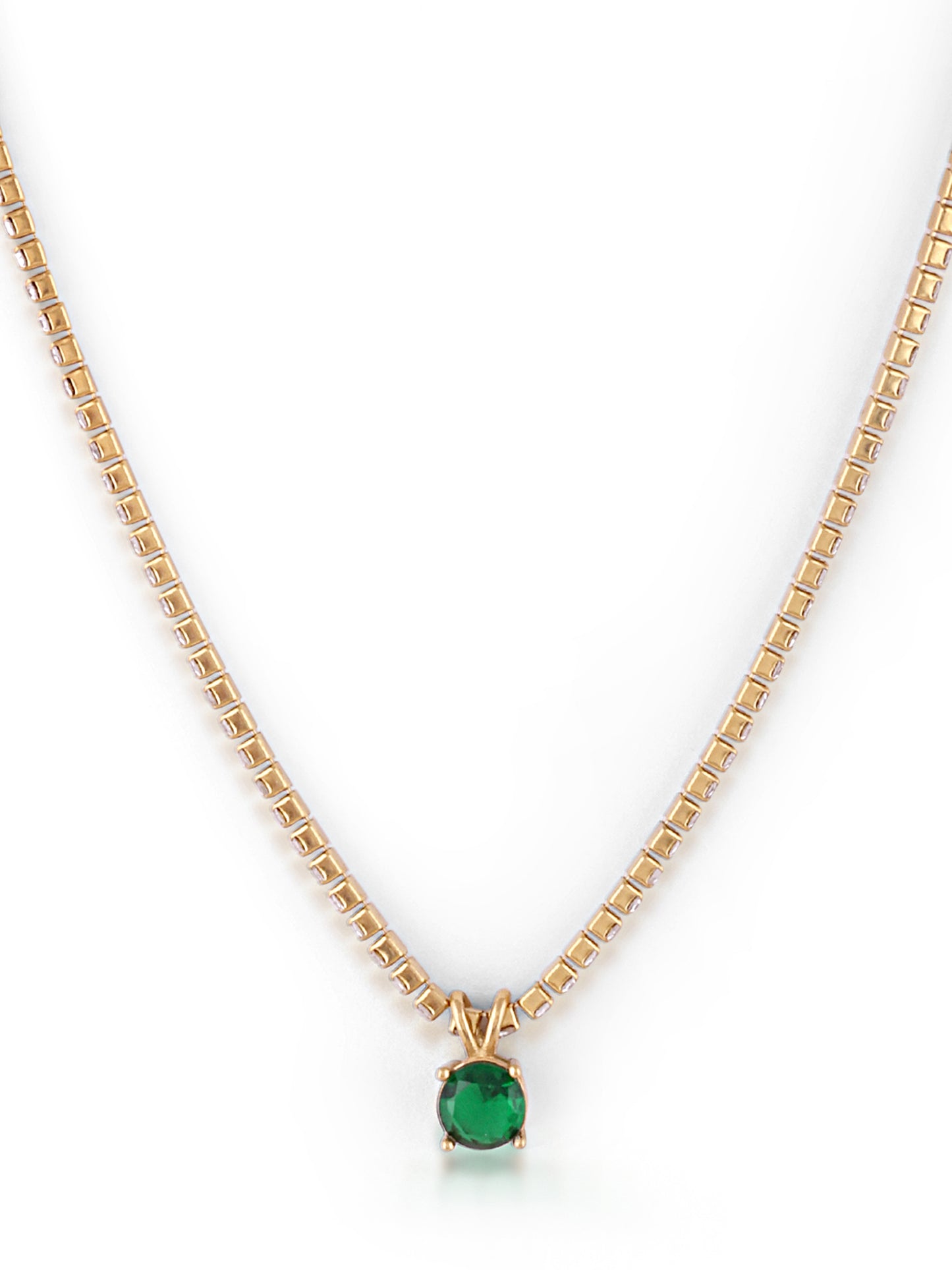Emerald Tennis Neckalce