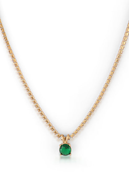 Emerald Tennis Neckalce