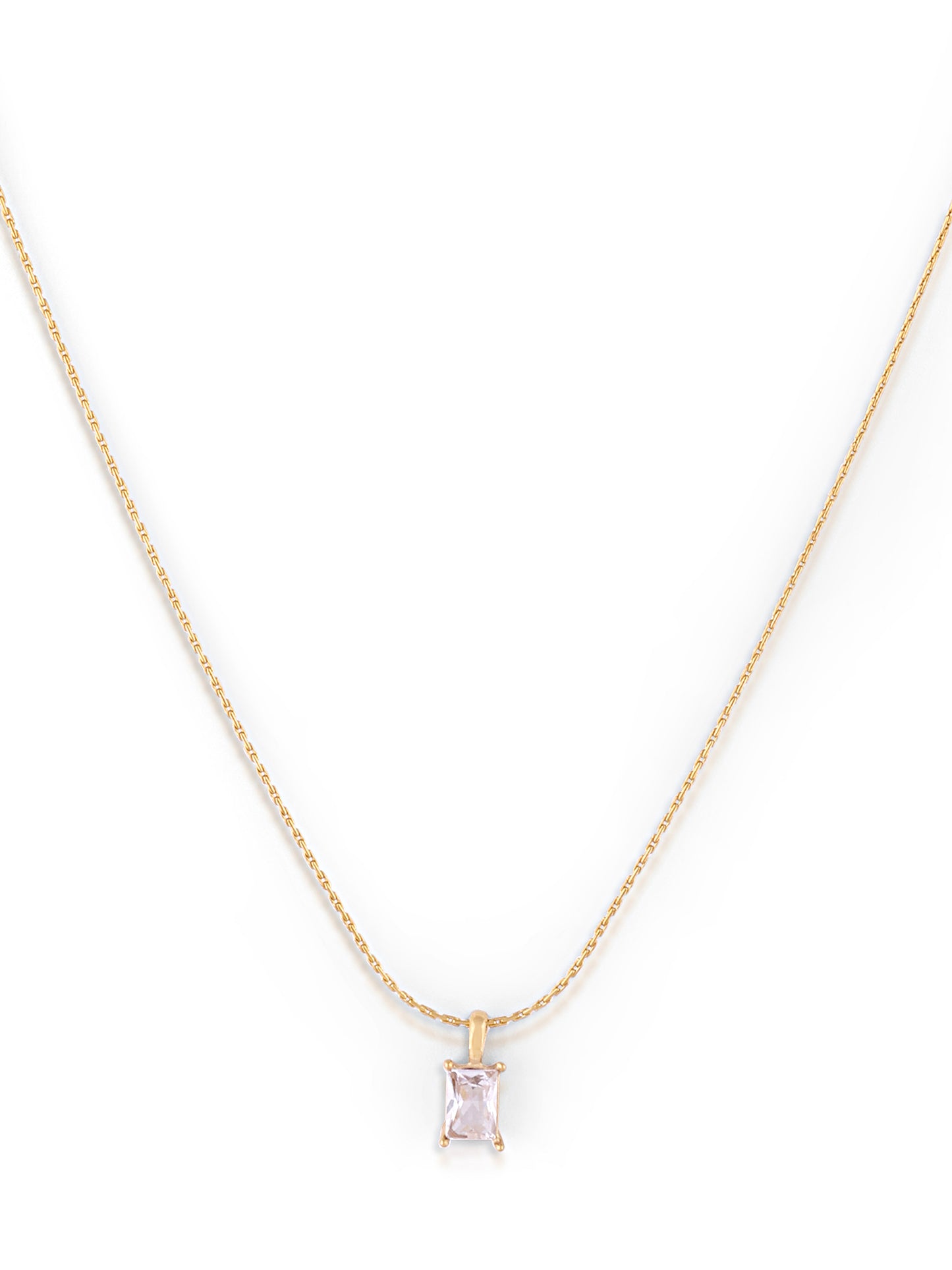 Minimal White Necklace