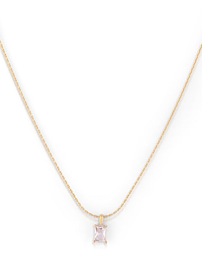 Minimal White Necklace