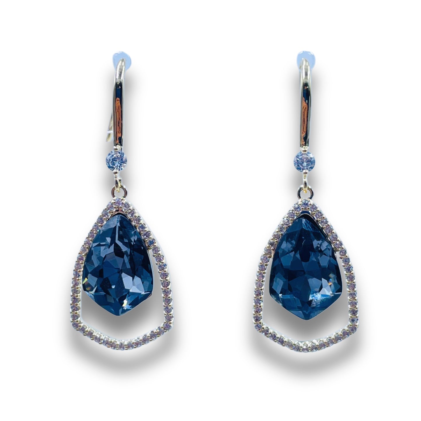 Blue Mirage Drop Earrings