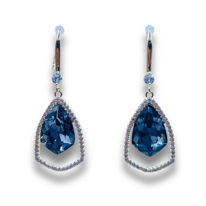 Blue Mirage Drop Earrings
