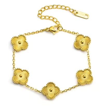 Golden Clover Bracelet