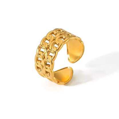 Golden Link Ring