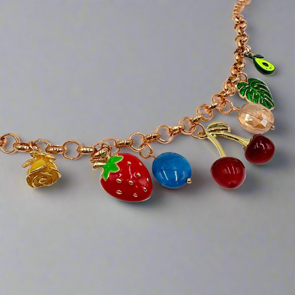 Cherry Charm Bracelet