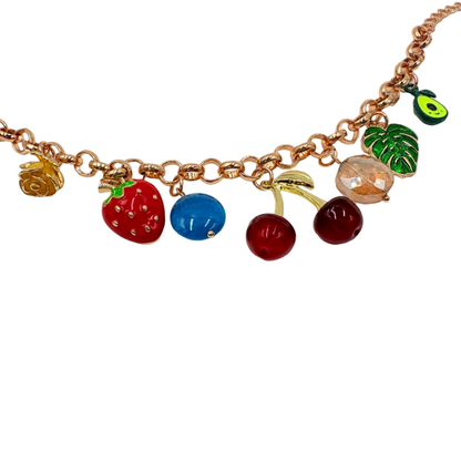Cherry Charm Bracelet