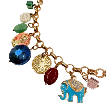 Elephant Charm Bracelet