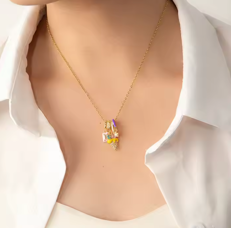Ice Cream Charm Necklace