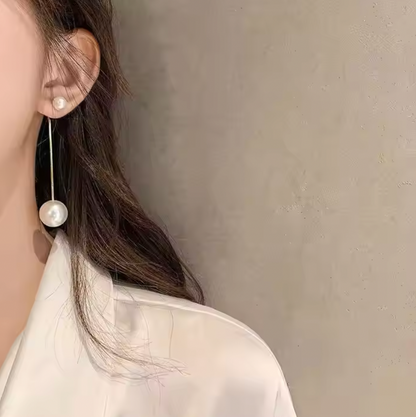 Hanging Pearl Earrings