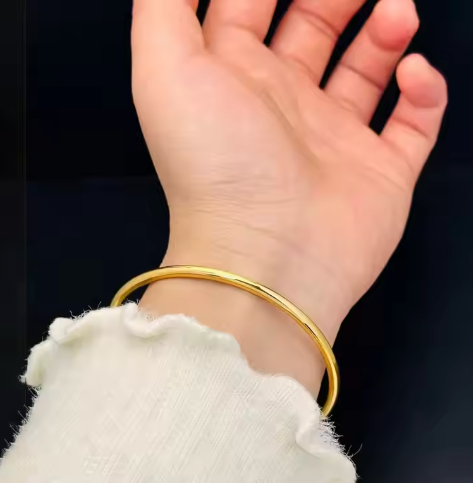 Pipe Gold Bracelet