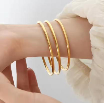Pipe Gold Bracelet