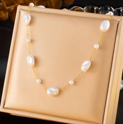 Dainty Pearl Necklace