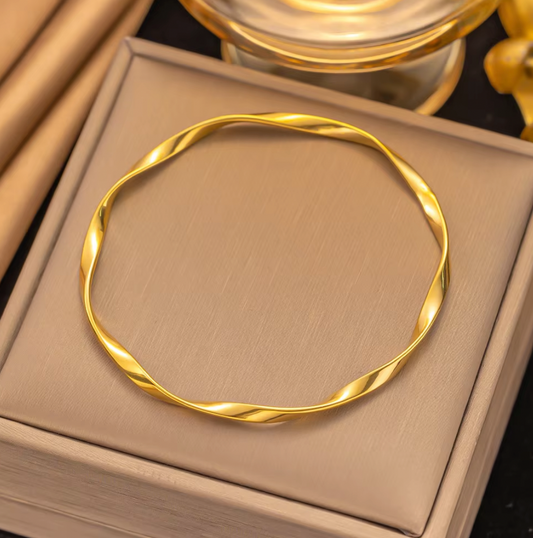 Twisted Gold Bracelet
