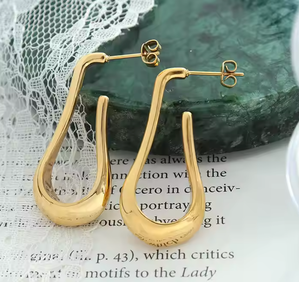 Twist Drop Earrings
