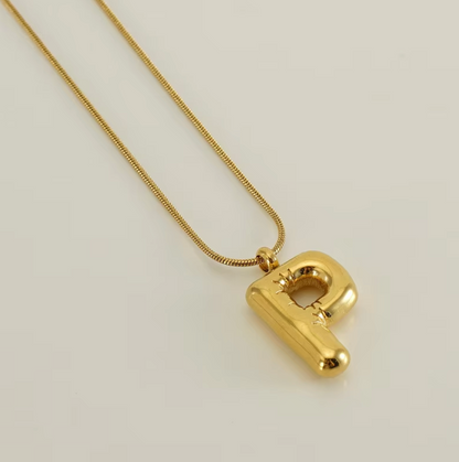 Initial Bubble Necklace