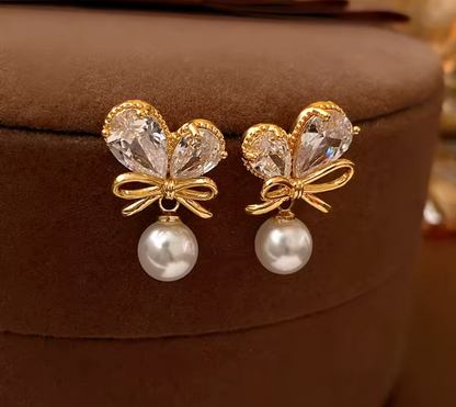 Grace Knot Pearl Earrings - XUPING