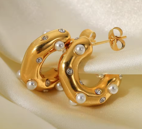 Celestial Pearl Earrings