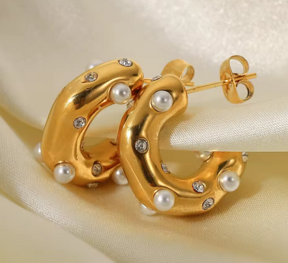 Celestial Pearl Earrings