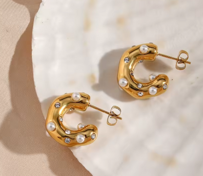 Celestial Pearl Earrings