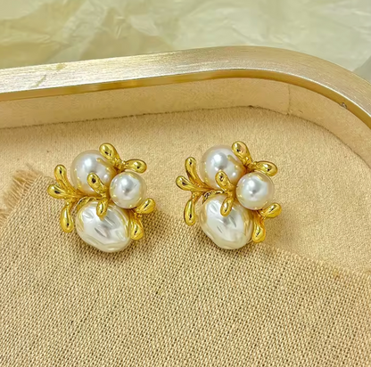 Cloud Pearl Studs