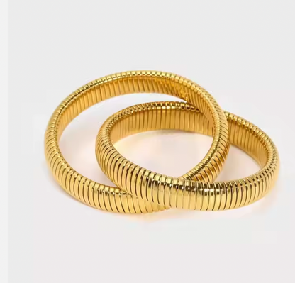 Dual Chunky Ceramic Bracelet