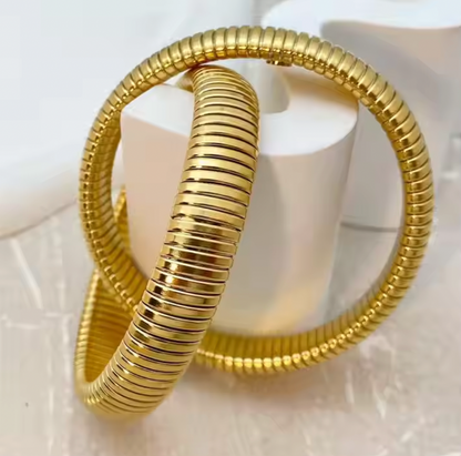 Dual Chunky Ceramic Bracelet