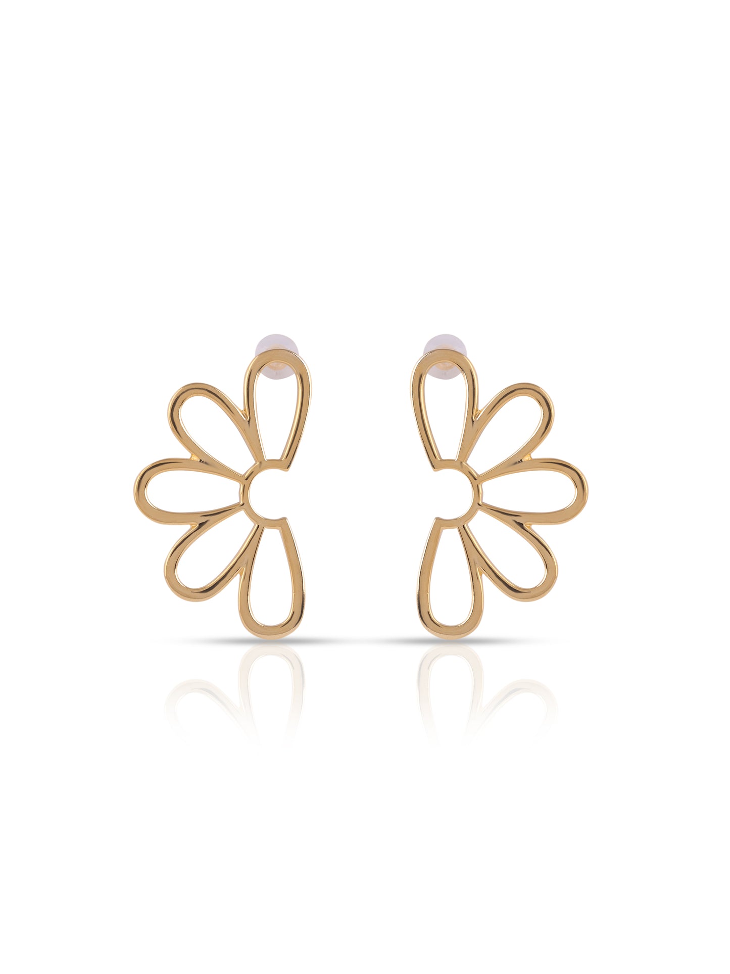 Bloom Gold Plated Earrings