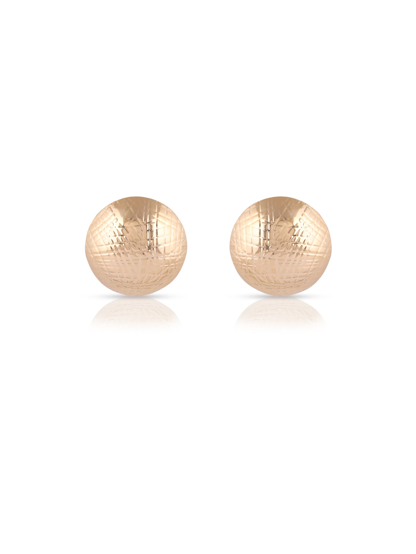 Golden Sphere Earrings