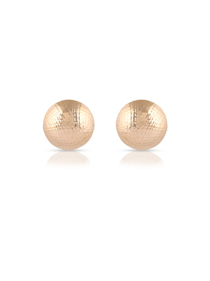 Golden Sphere Earrings