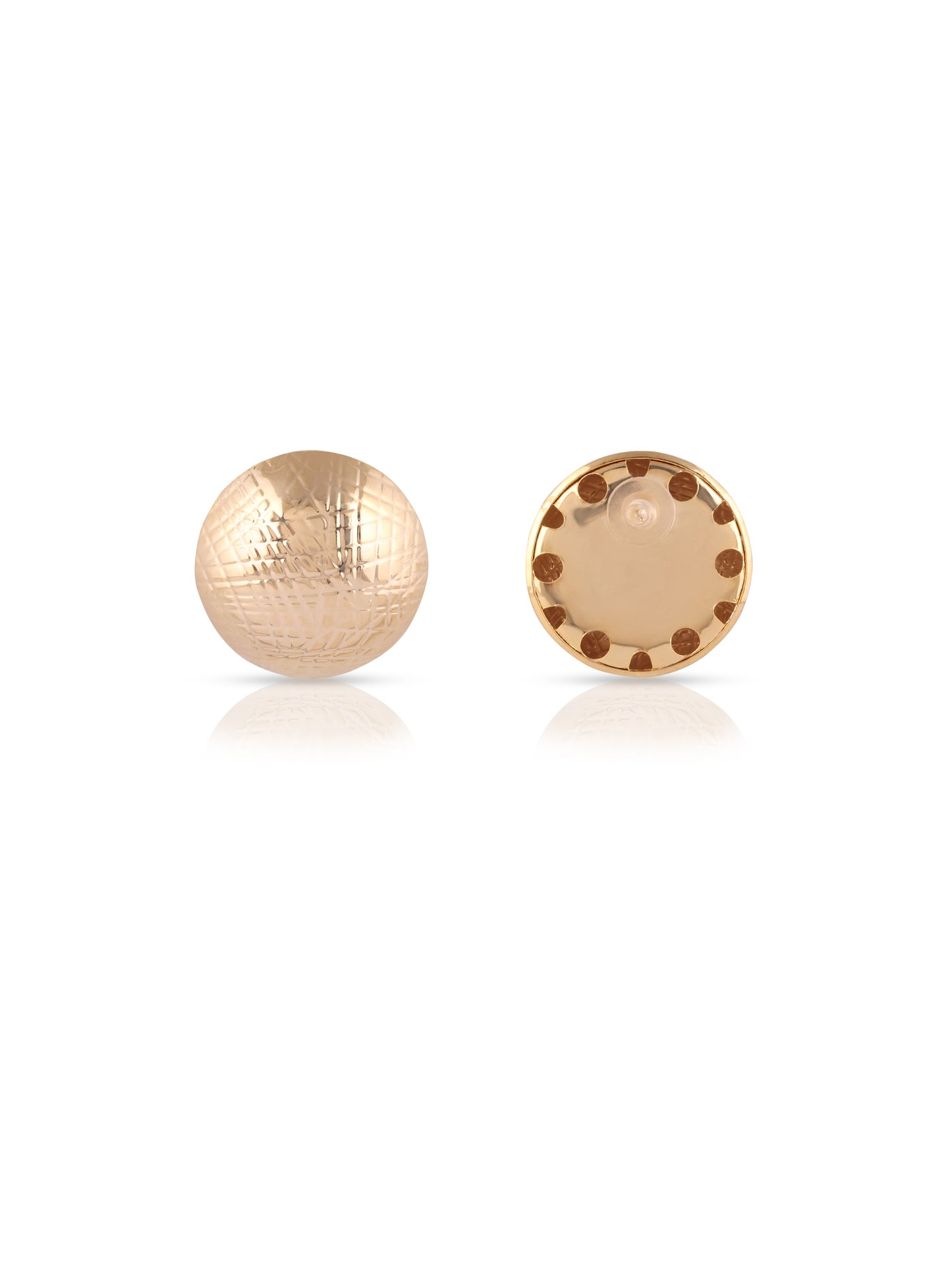Golden Sphere Earrings