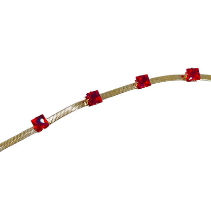 Ruby Line Bracelet