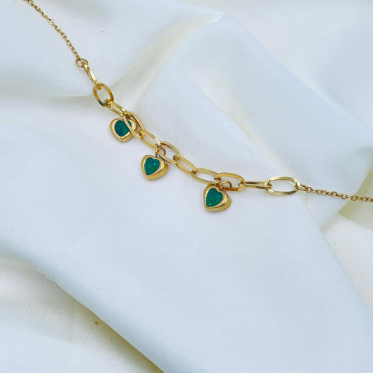 Emerald Trio Bracelet
