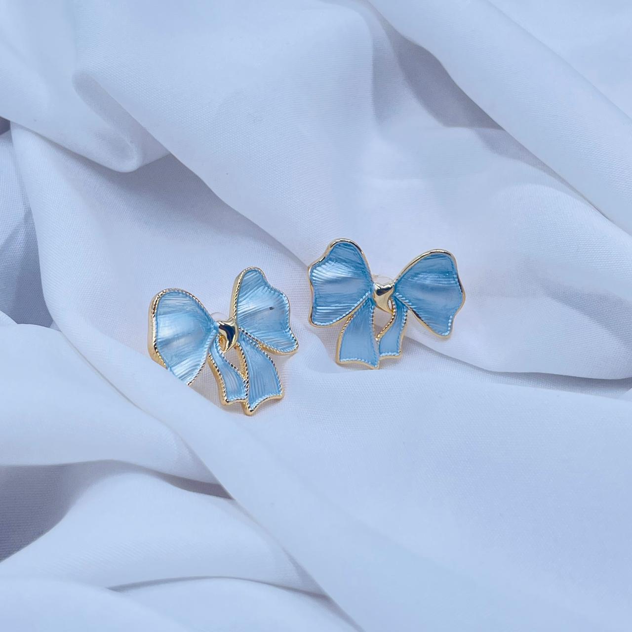 Sky Ribbon Earring