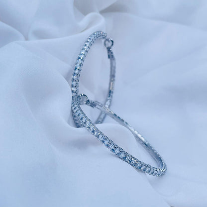 Crystal Rounder Hoop