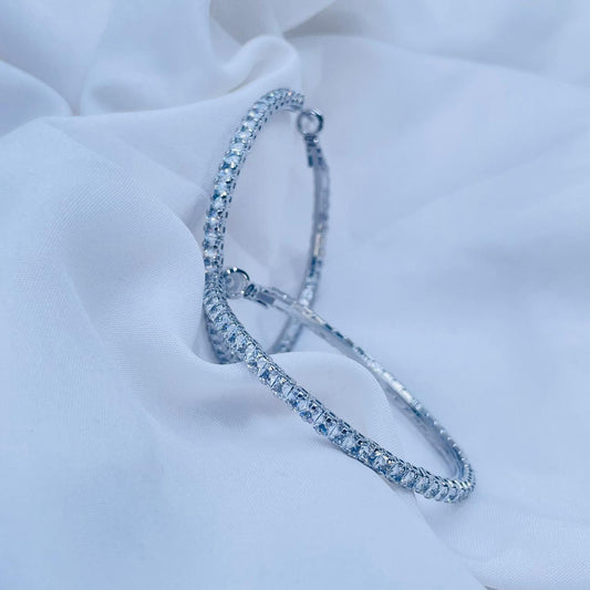 Crystal Rounder Hoop