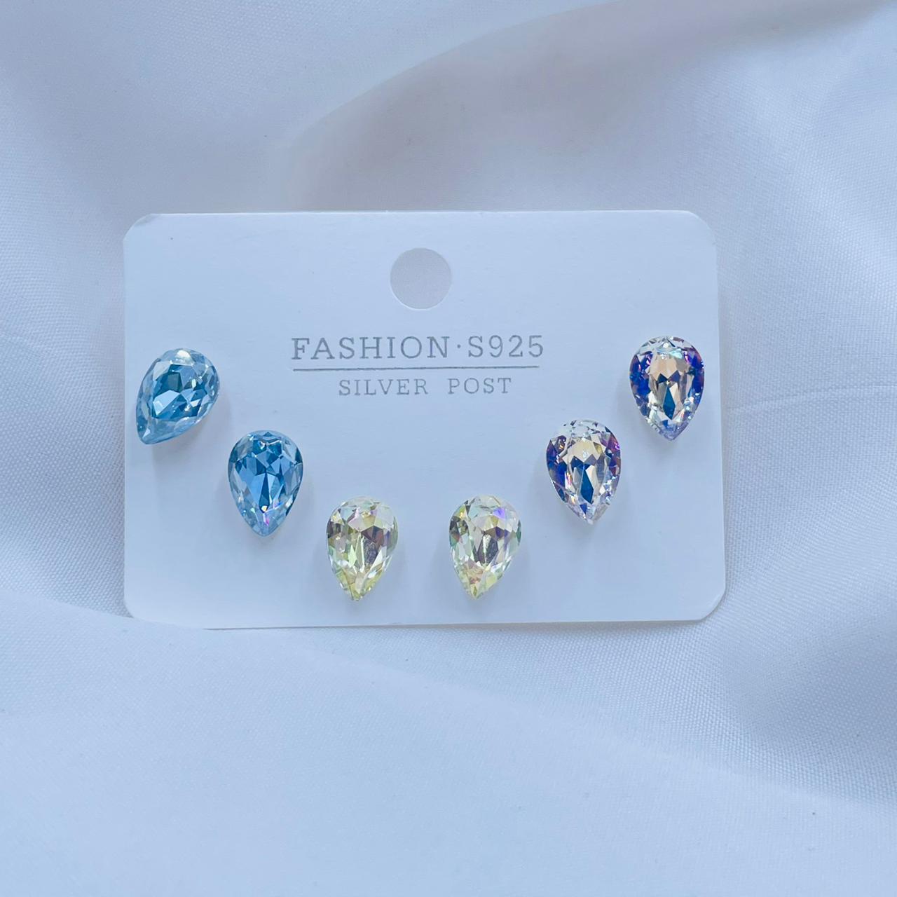 Coloured Drop Stud Combo