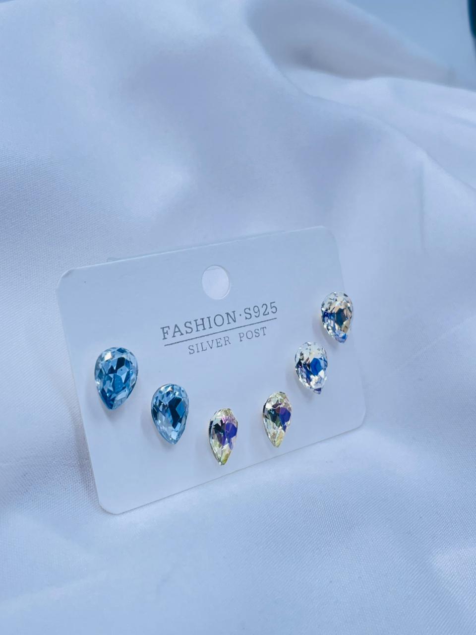 Coloured Drop Stud Combo