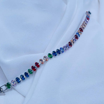 Multi Tennis Bracelet