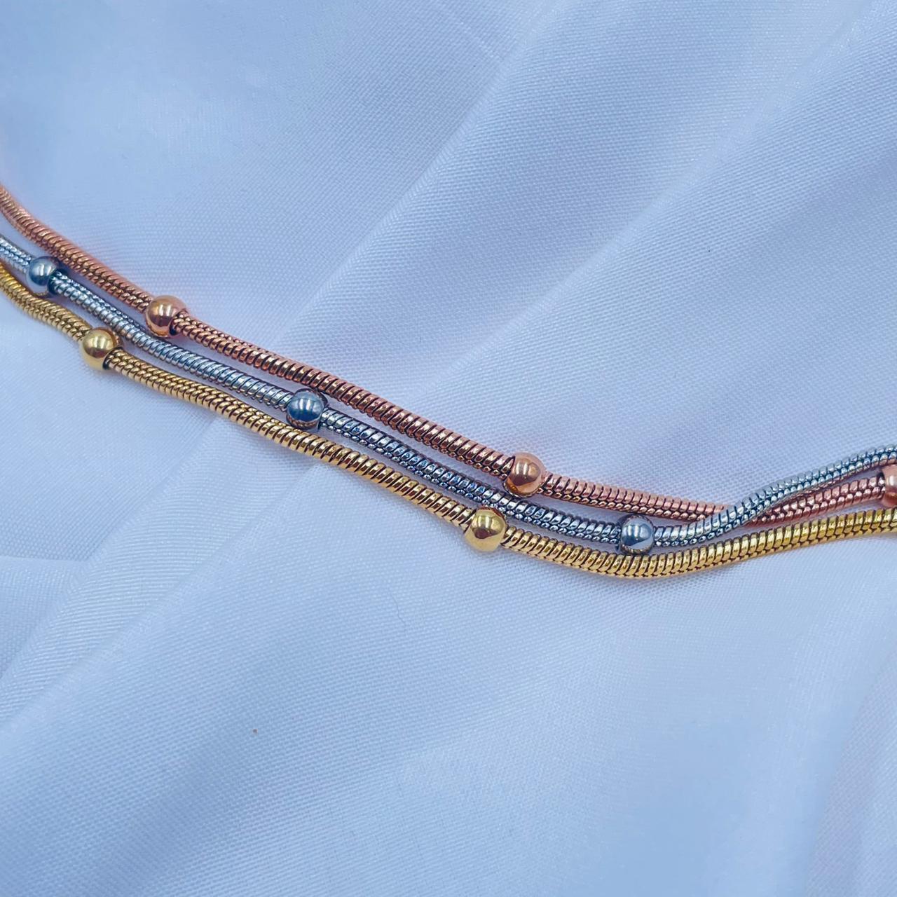 Triple Layer Mix Bracelet