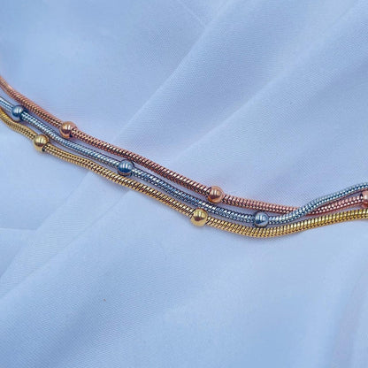 Triple Layer Mix Bracelet