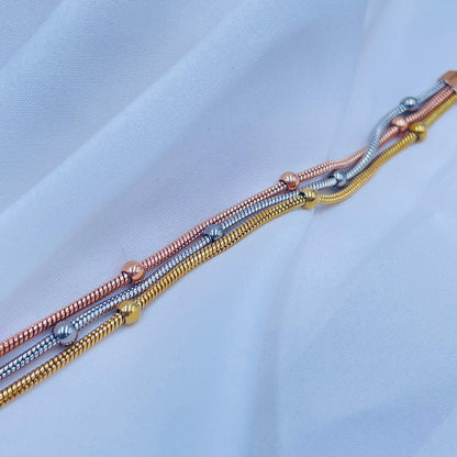 Triple Layer Mix Bracelet