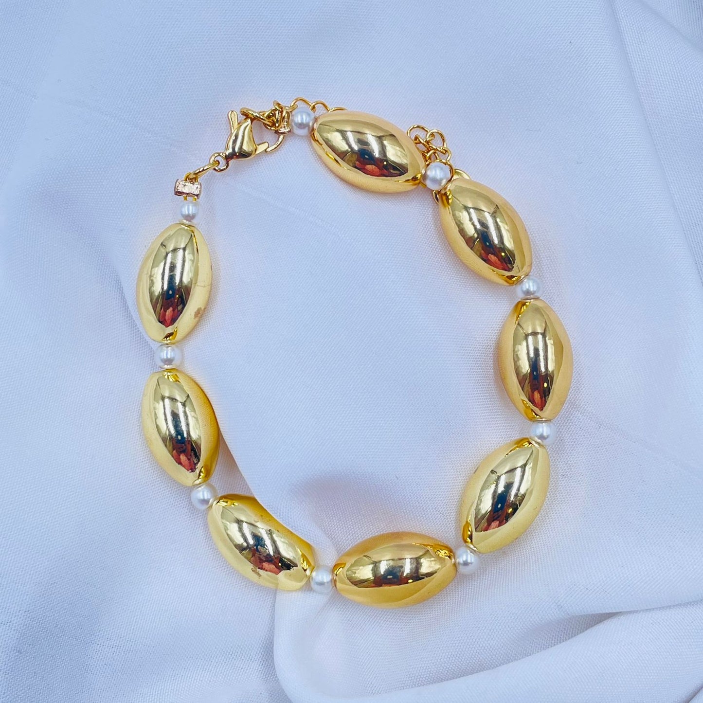 Golden Pearl Bracelet