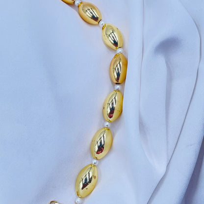 Golden Pearl Bracelet