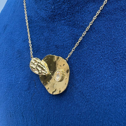 Textured Statement Necklace