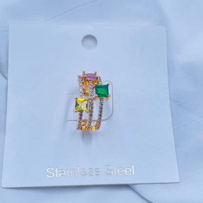 The Vibrant Trio Ring